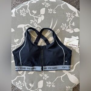 Kibra On The Move Sports Bra, Size XL, Black